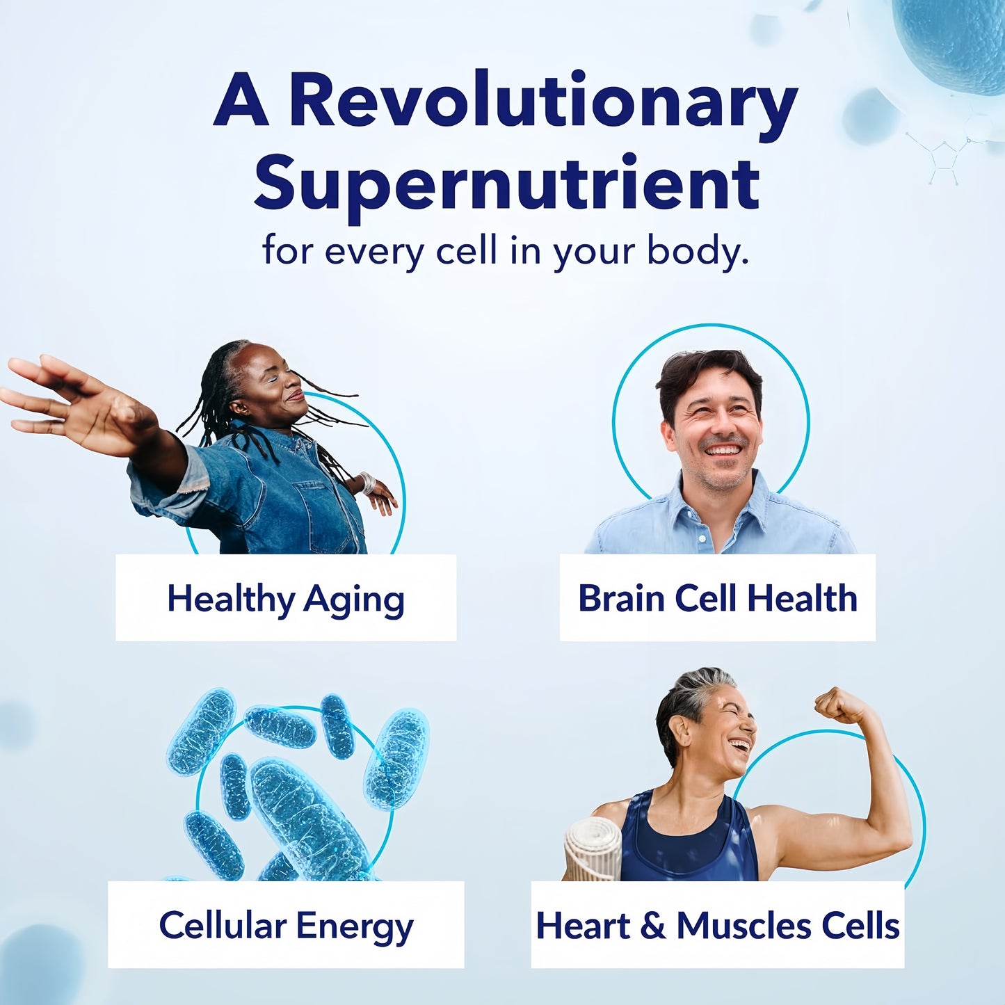 TRU NIAGEN Patented NAD+ Supplement, 300mg Niagen, 30 Servings | Nicotinamide Riboside (NR) Take 1 Daily | 1 Bottle